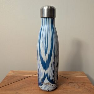 S'well Blue and White Patterned Water Bottle
